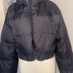 SHEIN Black Puffer Jacket